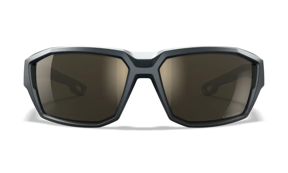 Ochelari Balistici Wiley X ALPINE Matte Graphite Grey | CAPTIVATE™ Tungsten Mirror