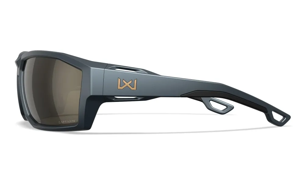 Ochelari Balistici Wiley X ALPINE Matte Graphite Grey | CAPTIVATE™ Tungsten Mirror