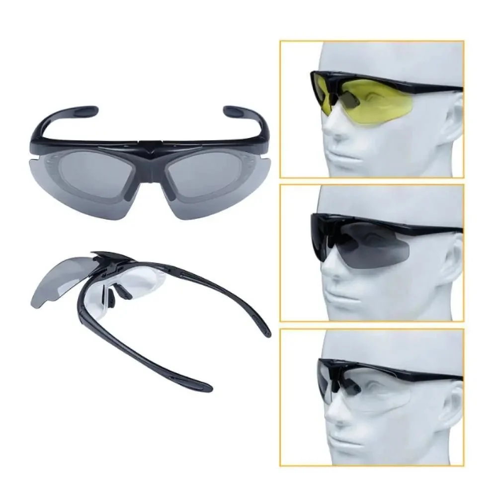 Ochelari tactici 3 lentile interschimbabile Royal