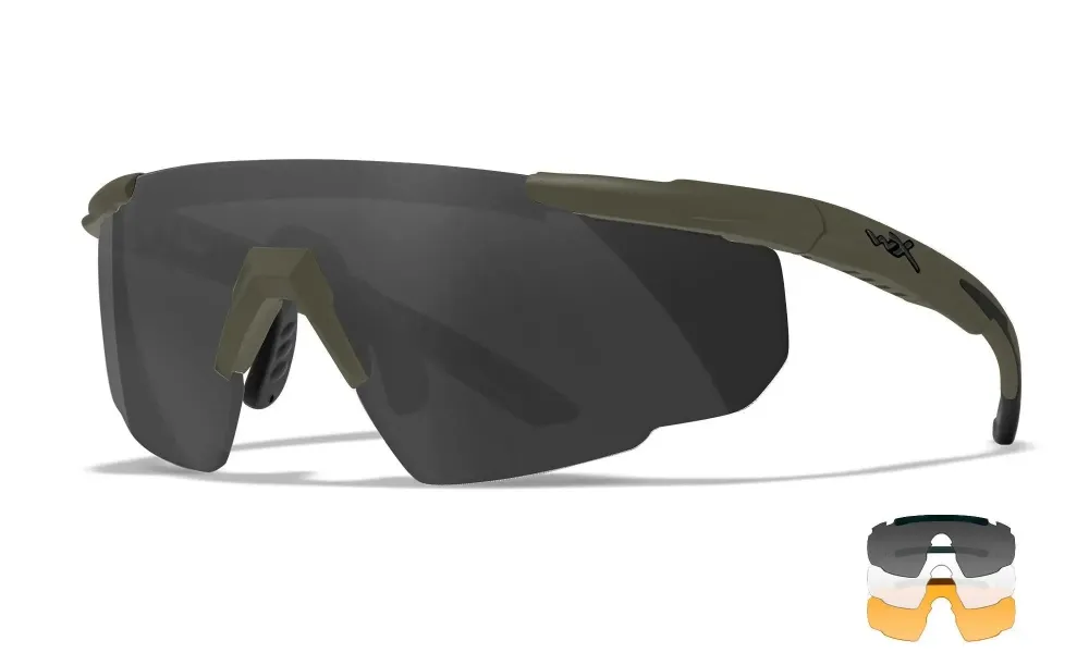 Ochelari tactici Saber Advanced Olive set 3 lentile Wiley X