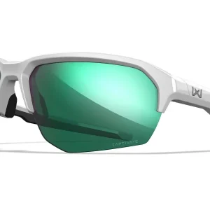 Ochelari tactici Wiley X JAKL CAPTIVATE™ Polarized Green Mirror – Polished White