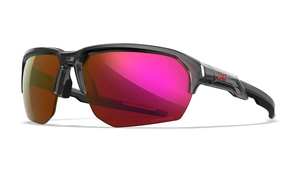 Ochelari tactici Wiley X JAKL CAPTIVATE™ Red Mirror – Gloss Crystal Grey