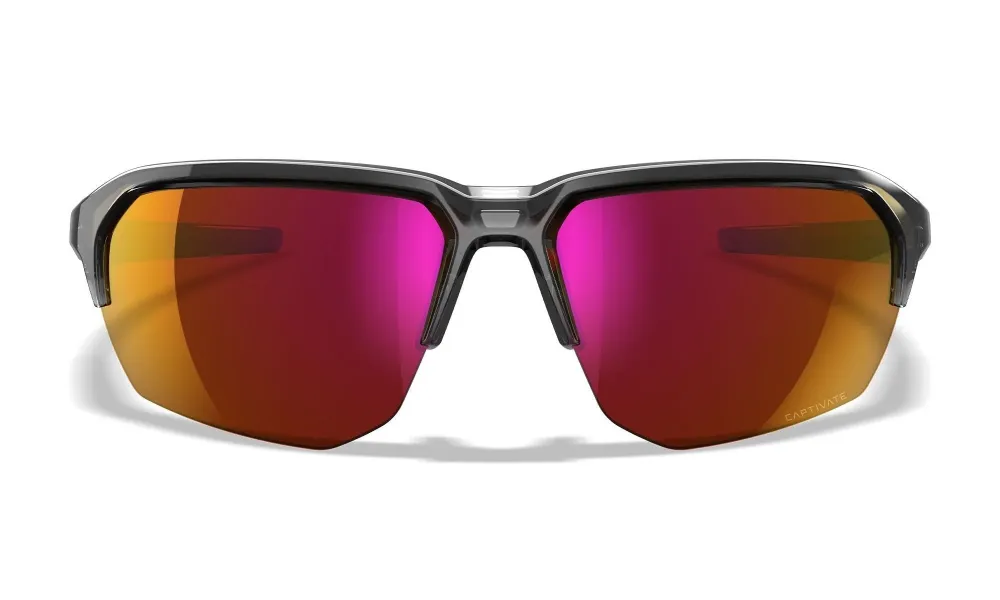 Ochelari tactici Wiley X JAKL CAPTIVATE™ Red Mirror – Gloss Crystal Grey