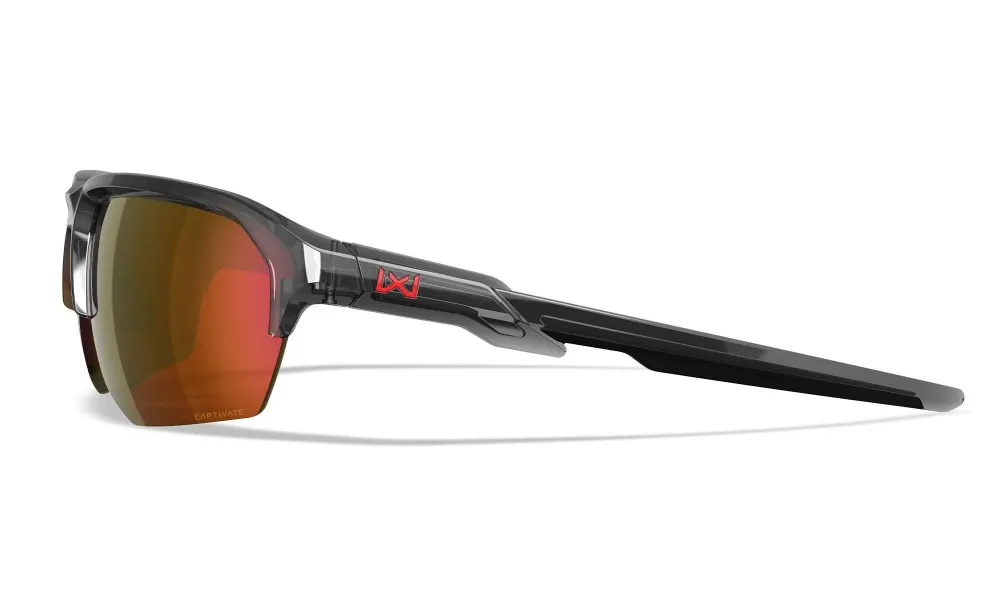 Ochelari tactici Wiley X JAKL CAPTIVATE™ Red Mirror – Gloss Crystal Grey