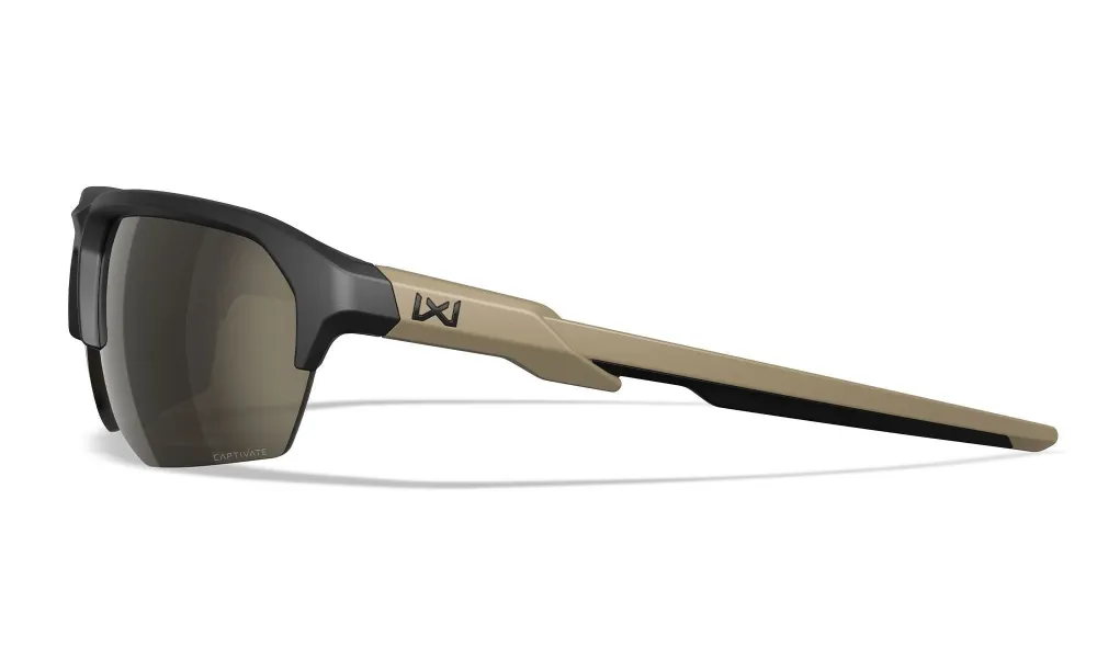 Ochelari tactici Wiley X JAKL CAPTIVATE™ Tungsten Mirror – Matte Black/Tan