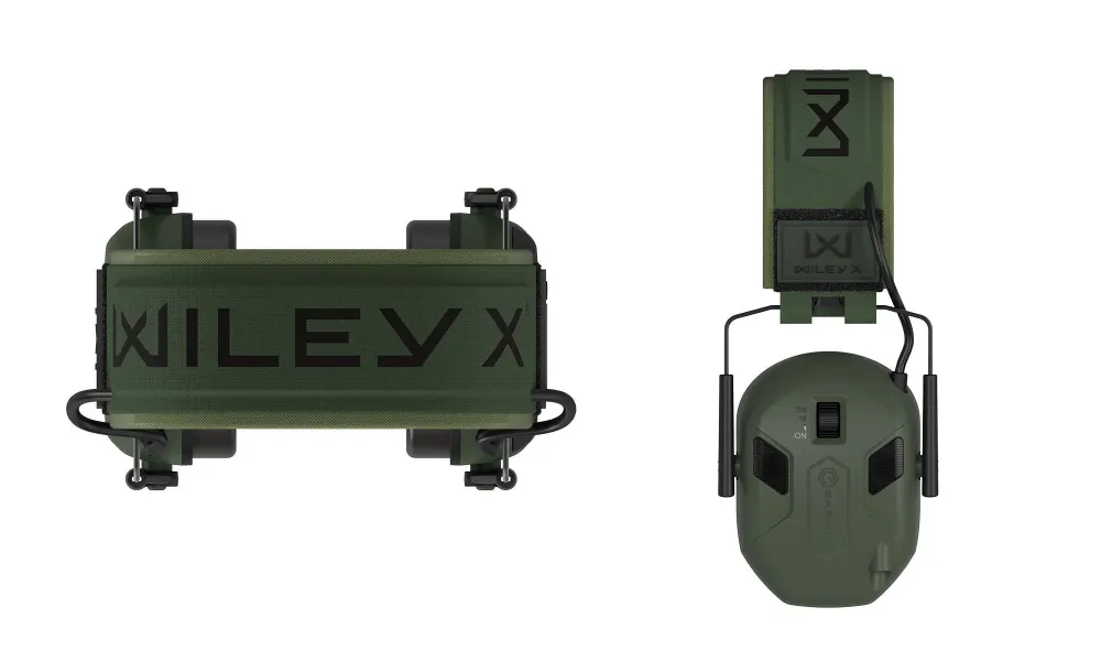 Wiley X® Shooting Range Kit VAPOR COMM – Ochelari balistici cu 3 lentile + Casti antifonice EARMOR® M300WXJ – Editie limitata