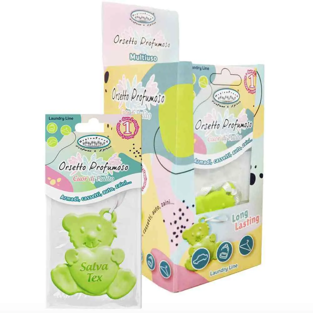 Odorizant Ursuleț Parfumat Orsetto – pentru mașă, dulap, sertar 🧸✨