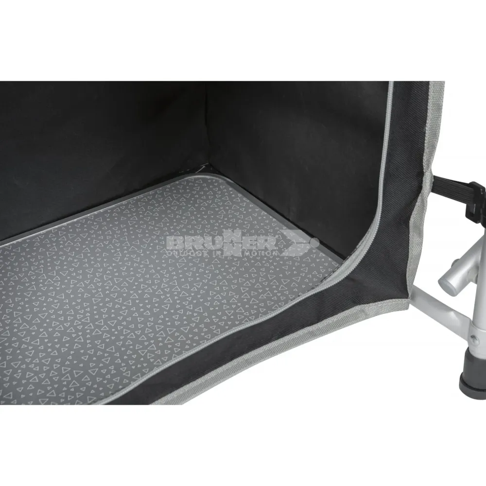 Organizator camping, bucatarie exterioara, BRUNNER Snack Easy Black