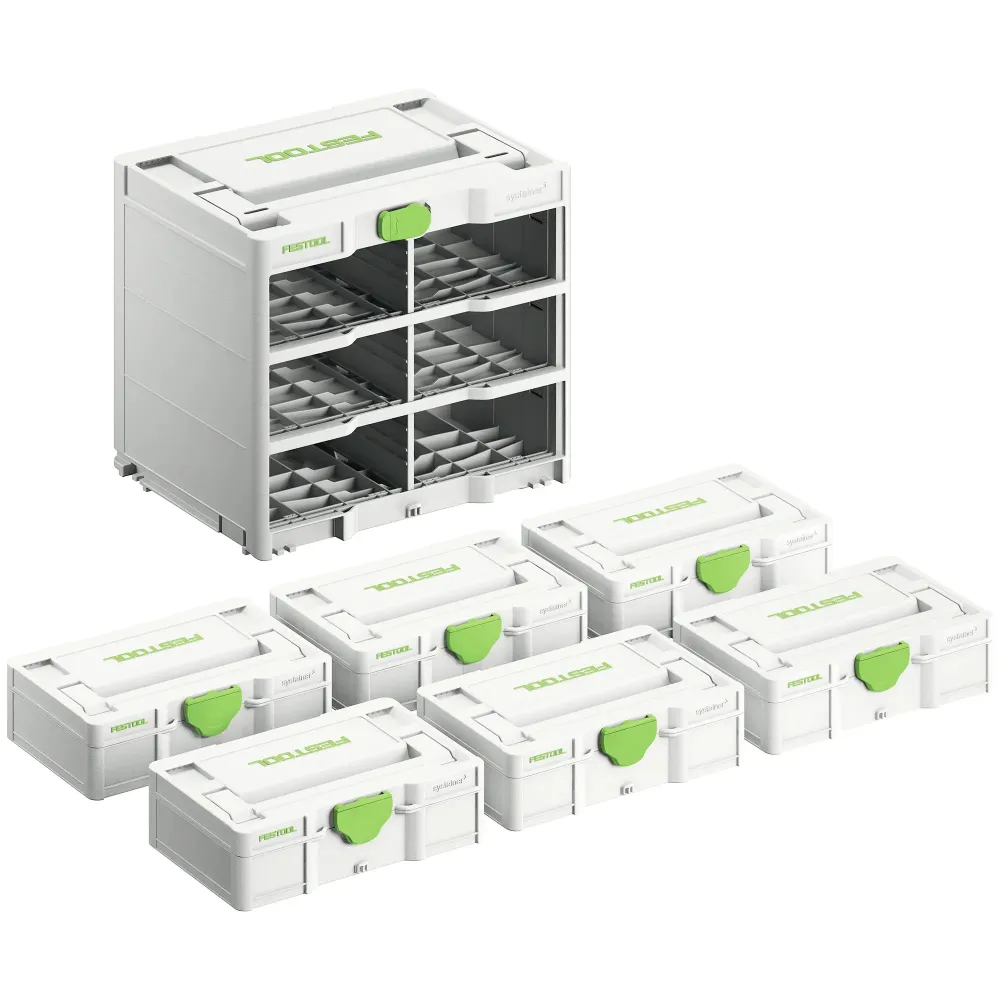 Cutie de instrumente Festool Rack Systainer³ SYS3-RK/6 M 337-Set