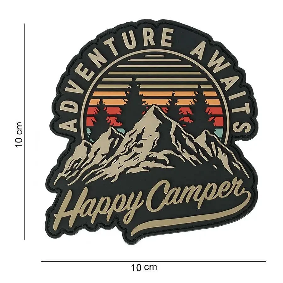 Patch 3D PVC Happy camper
