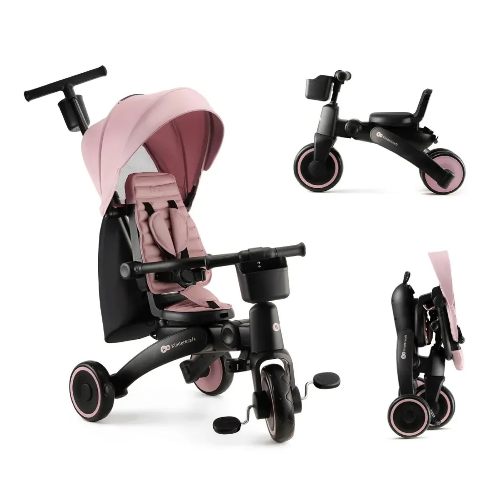 Tricicleta kinderkraft jazz 2, pink