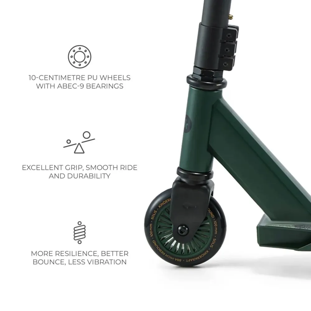 Trotineta kinderkraft solis, green