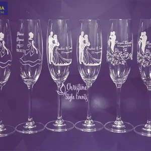 Pahare gravate miri, naşi, năşică