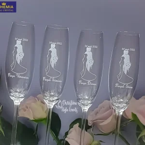Pahare gravate naşi