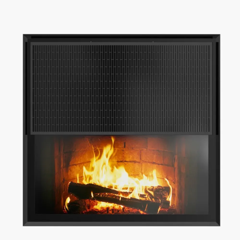 Panou Radiant Novosun 1700W cu Aspect de Șemineu | Flacără LCD, Bluetooth, Telecomanda & Termostat WiFi -1S