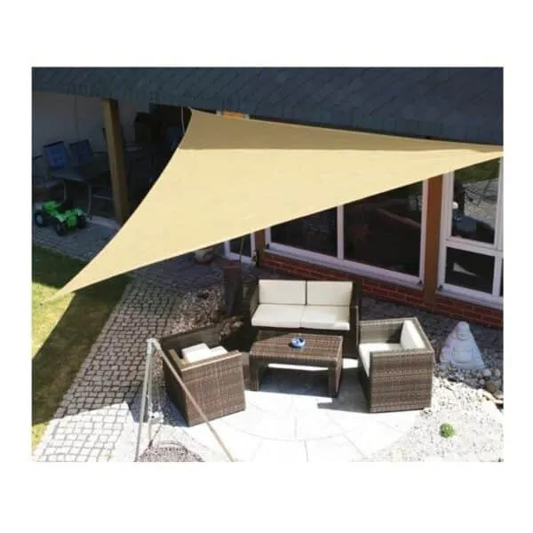 Pânză de umbrire triunghiulară, 5x5x5m, Z-TOOLS / ZTS9457