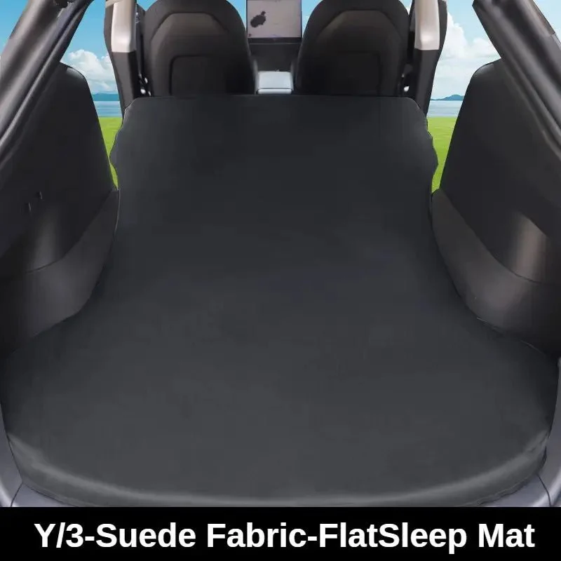 Saltele de camping Tesla Model 3 Gonflabil cu pompă de aer gri și negru