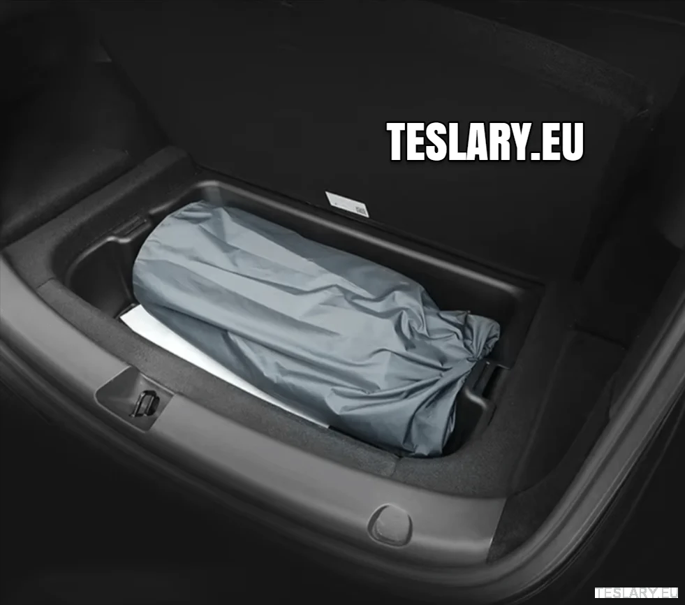 Tesla Model 3/Y SALTRES DE CAMPING Gonflabil Negru