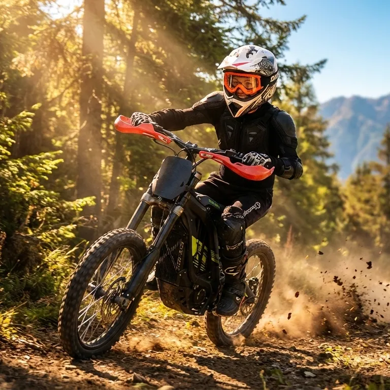 Enduro copii - experienta pe munte