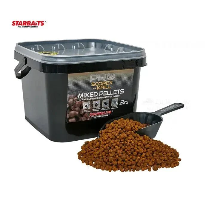 Amestec de peleți Starbaits Probiotic Scopex Krill 4-6 mm