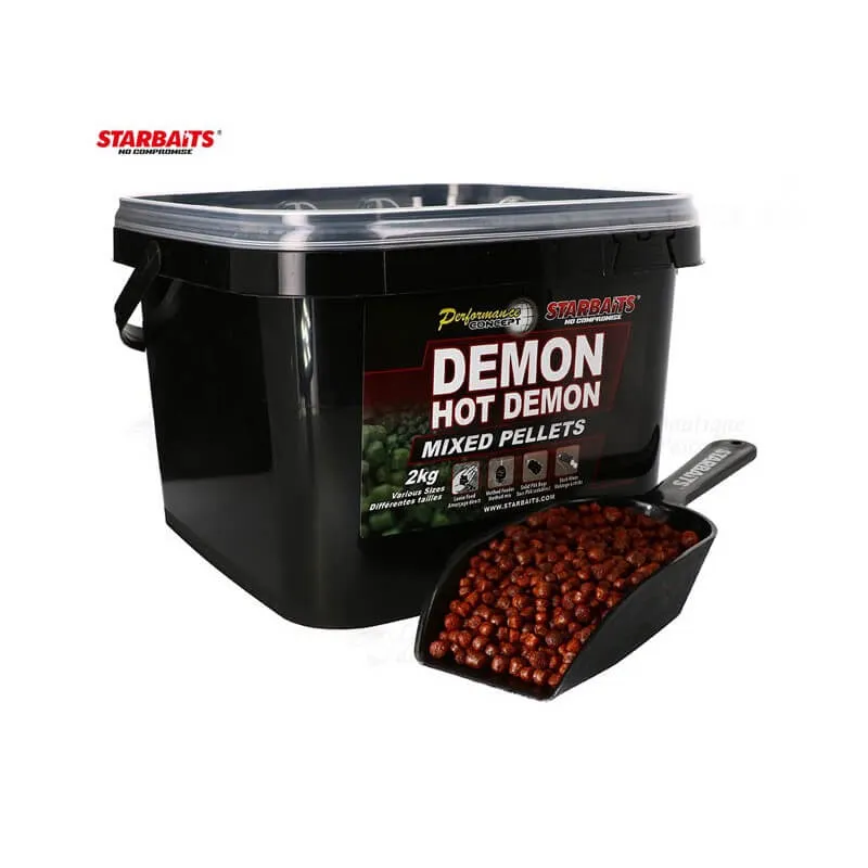 Amestec de pelete Starbaits Hot Demon 2 kg