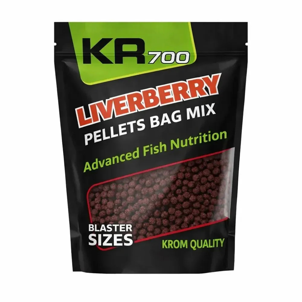 amestecă Pellets Krom Quality KR300 LiverBerry 4,5 MM 800G