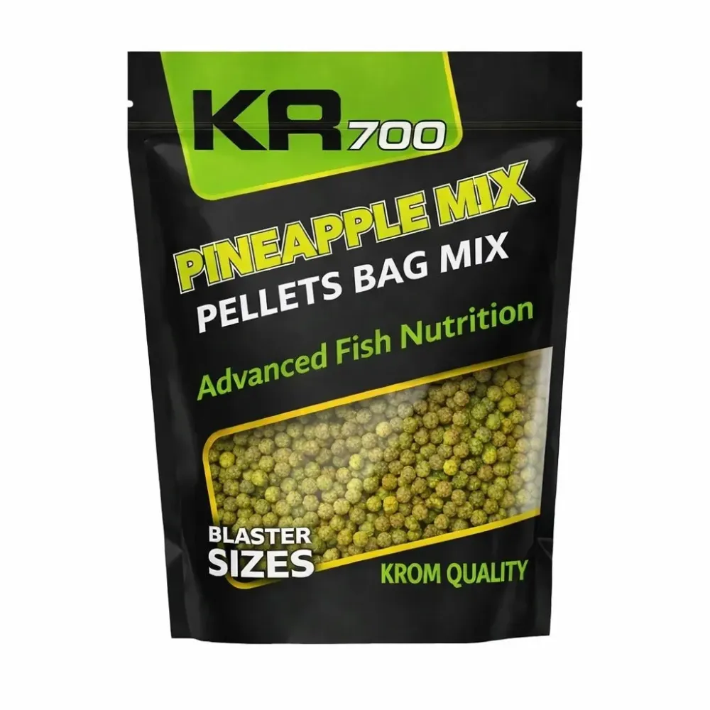 amestecă Pellets Krom Quality KR400 Pineapple Max 4,5 MM 800G