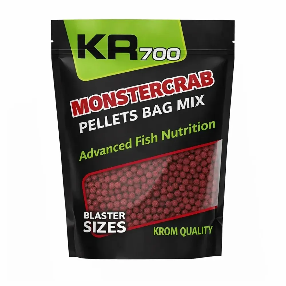 amestecă Pellets Krom Quality KR600 Monster Crab 4,5 MM 800G