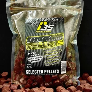 Se amestecă Pellets Lichide Peralbaits Red Fish 14-20 mm