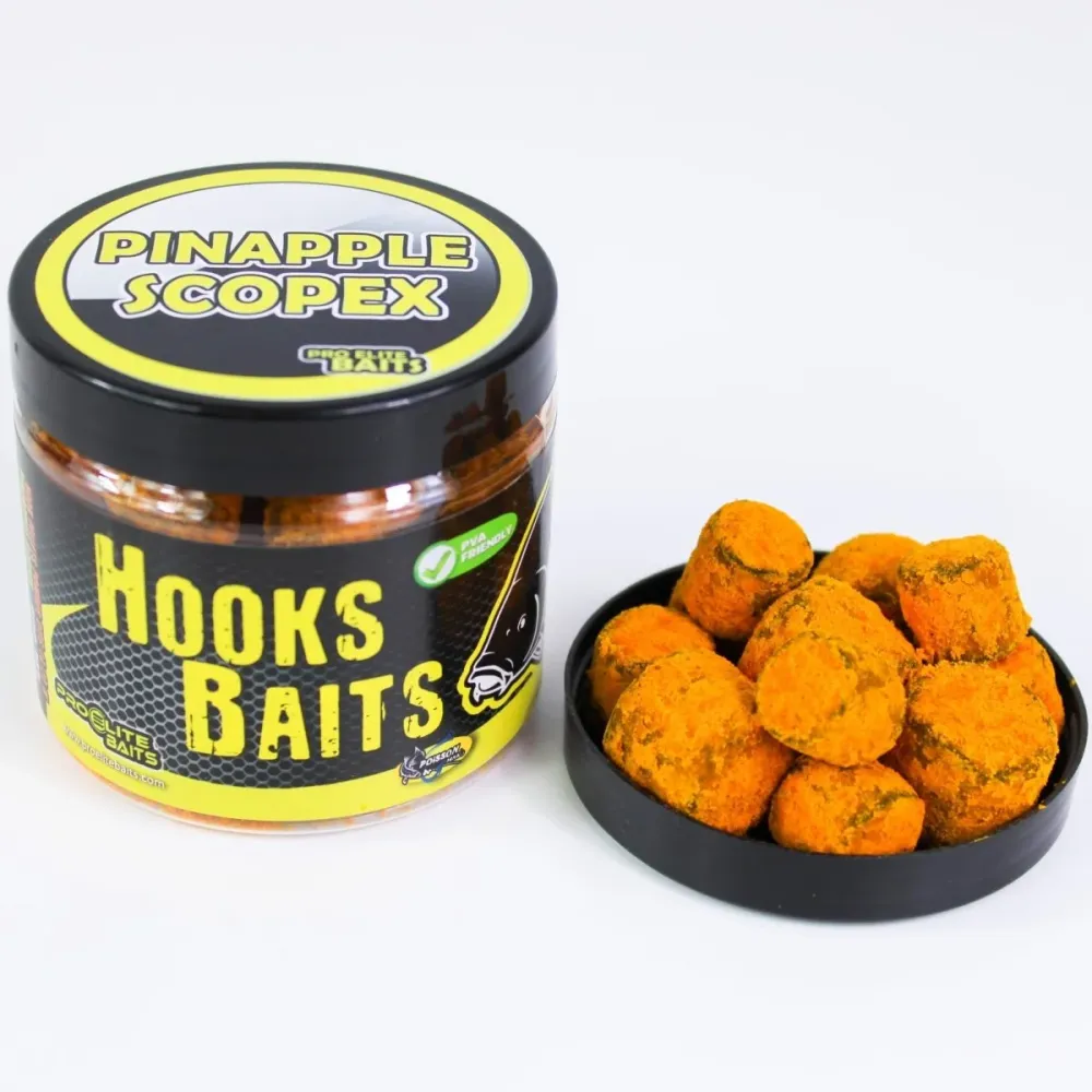 Cârlig Pellets pudră Pro Elite Baits Ananas Scopex 14-20 mm