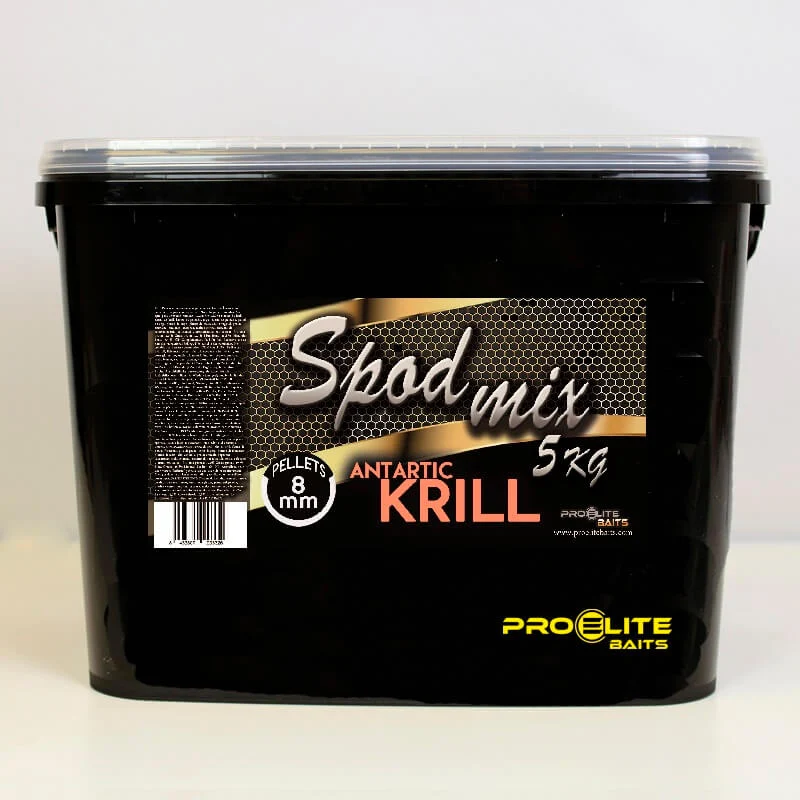 Cub Pellets Spod Mix Pro Elite Baits Gold Antartic Krill 8 mm 5 kg
