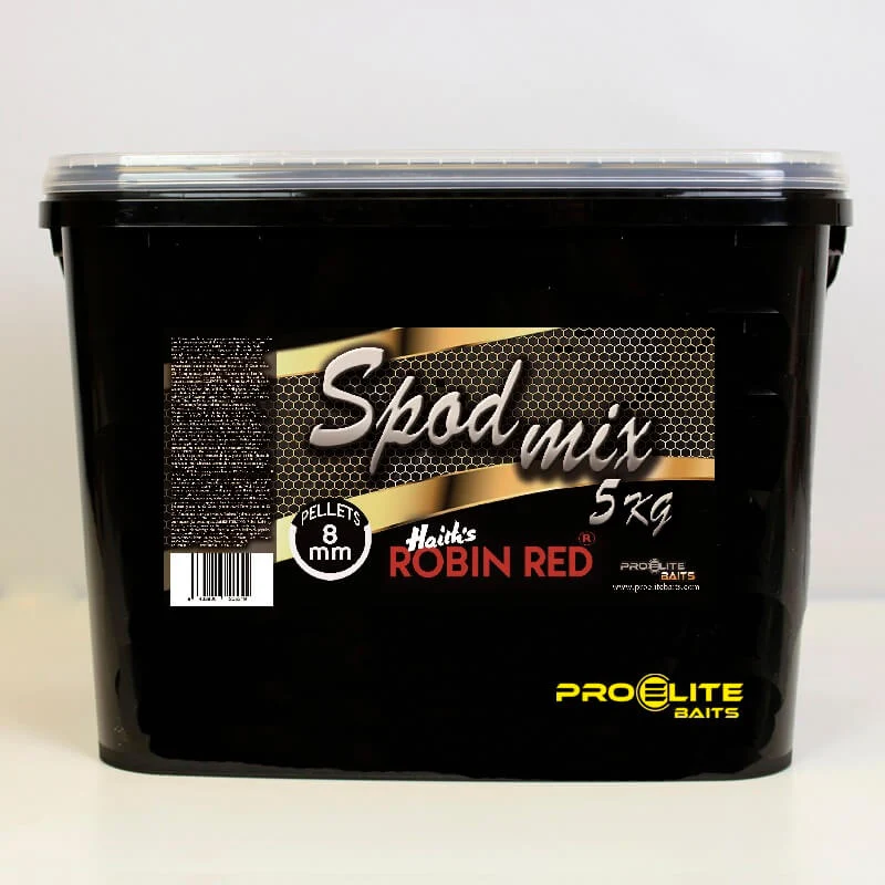 Cub Pellets Spod Mix Pro Elite Baits Gold Robin Red 8 mm 5 kg
