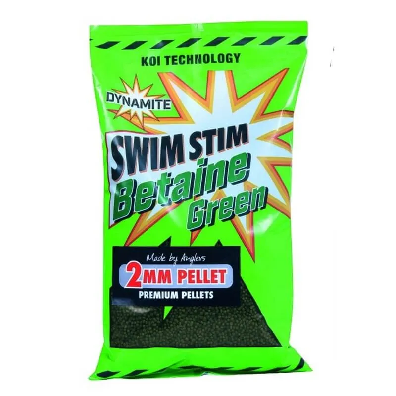 Micro Pellets Dynamite Baits Swim Stim Betaine Verde 3 mm