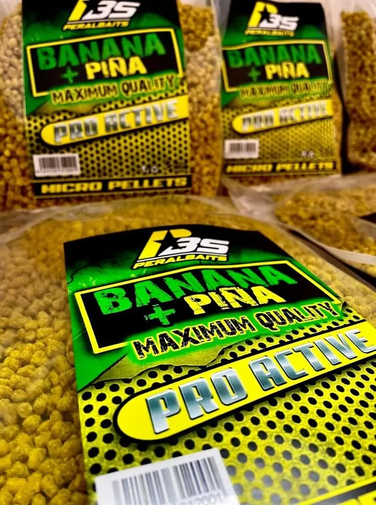 Micro Pellets Peralbaits Banană Ananas 7 mm