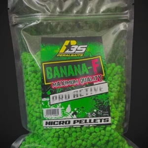 Micro Pellets Peralbaits Banană cu căpșuni 7 mm