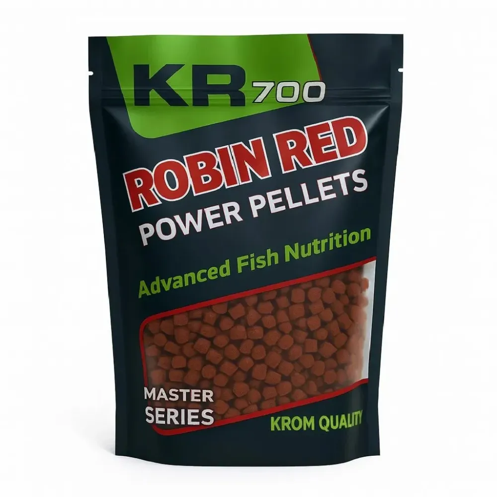 Pellets Krom Quality KR700 putere Robin Red 8MM 800G