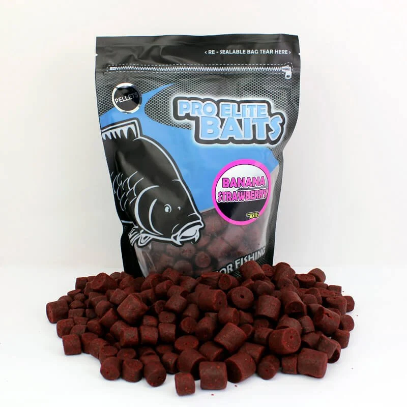 Pellets Pro Elite Baits Banană Strawberry 14 - 20 mm