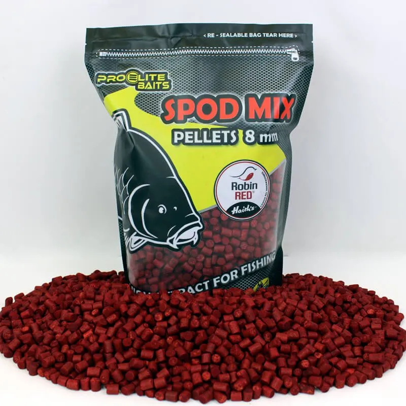 Pellets Spod Mix Pro Elite Baits Robin Red 8 mm