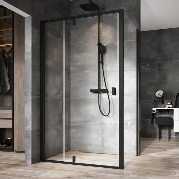 Ravak Nexty NPSS Perete lateral 80 cm, profil negru