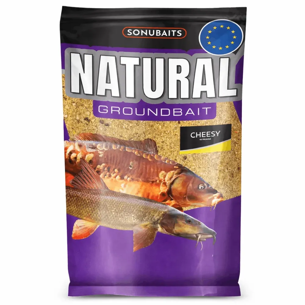 NATURAL GROUNDBAIT - CHEESY 1kg