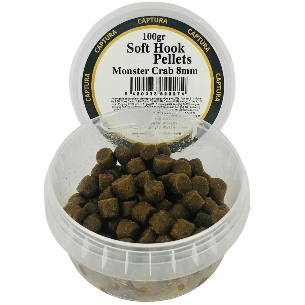 SOFT HOOK PELLETS MONSTER CRAB 100g - 8mm 🎁