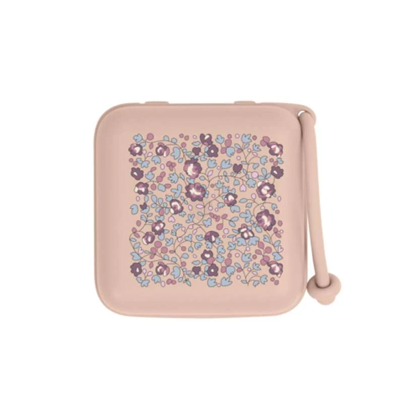 BIBS Accessories Pacifier Box - Sutteboks - Liberty - Eloise/Blush