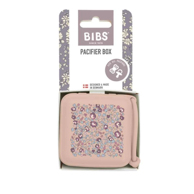 BIBS Accessories Pacifier Box - Sutteboks - Liberty - Eloise/Blush