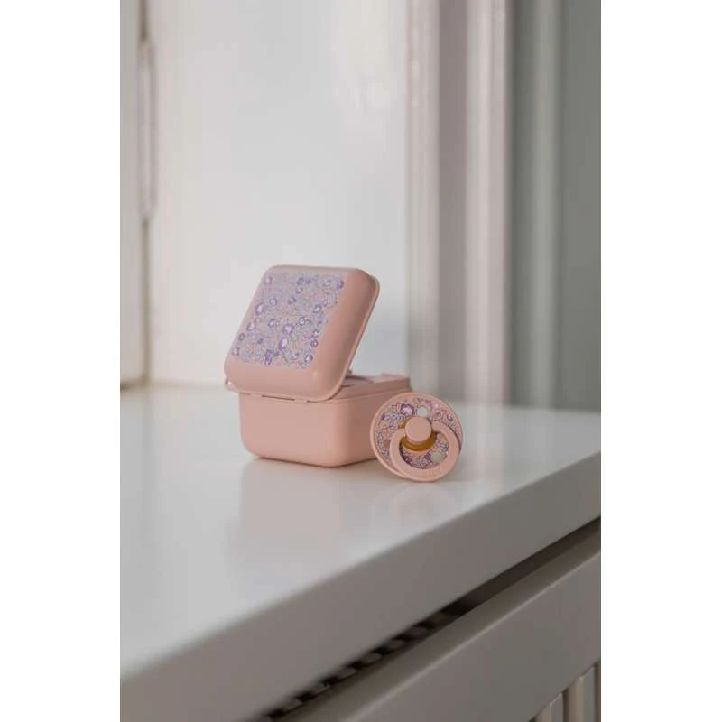 BIBS Accessories Pacifier Box - Sutteboks - Liberty - Eloise/Blush