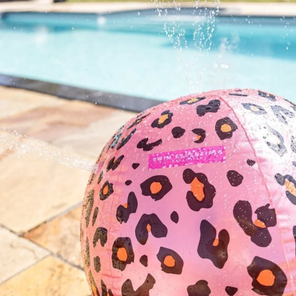 Swim Essentials Aspersor pentru copii în formă de minge Panther roz