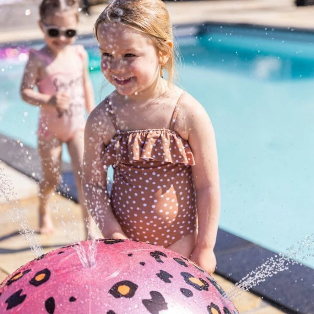 Swim Essentials Aspersor pentru copii în formă de minge Panther roz