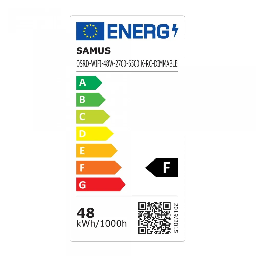 Plafoniera LED Samus OSRD-WIFI-48W-2700-6500K-RC-DIMMABLE | 48W, WiFi