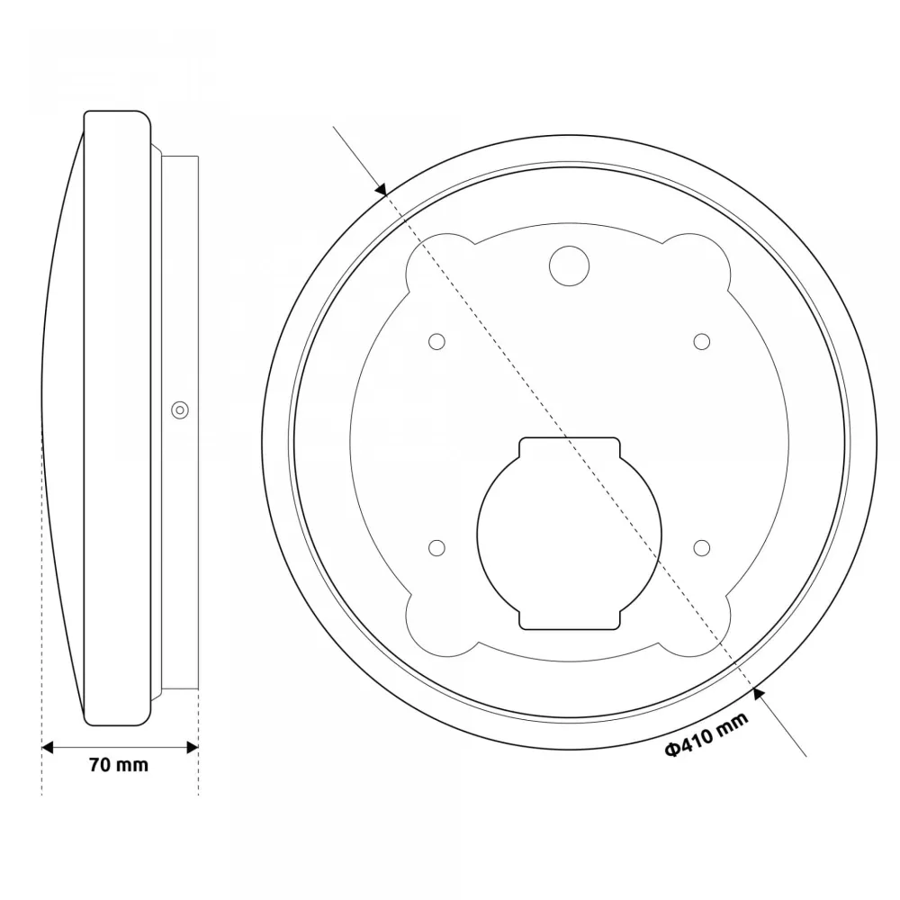 (RESIGILAT) Plafoniera LED Samus OSSC-24W-4000K | 24W, LED