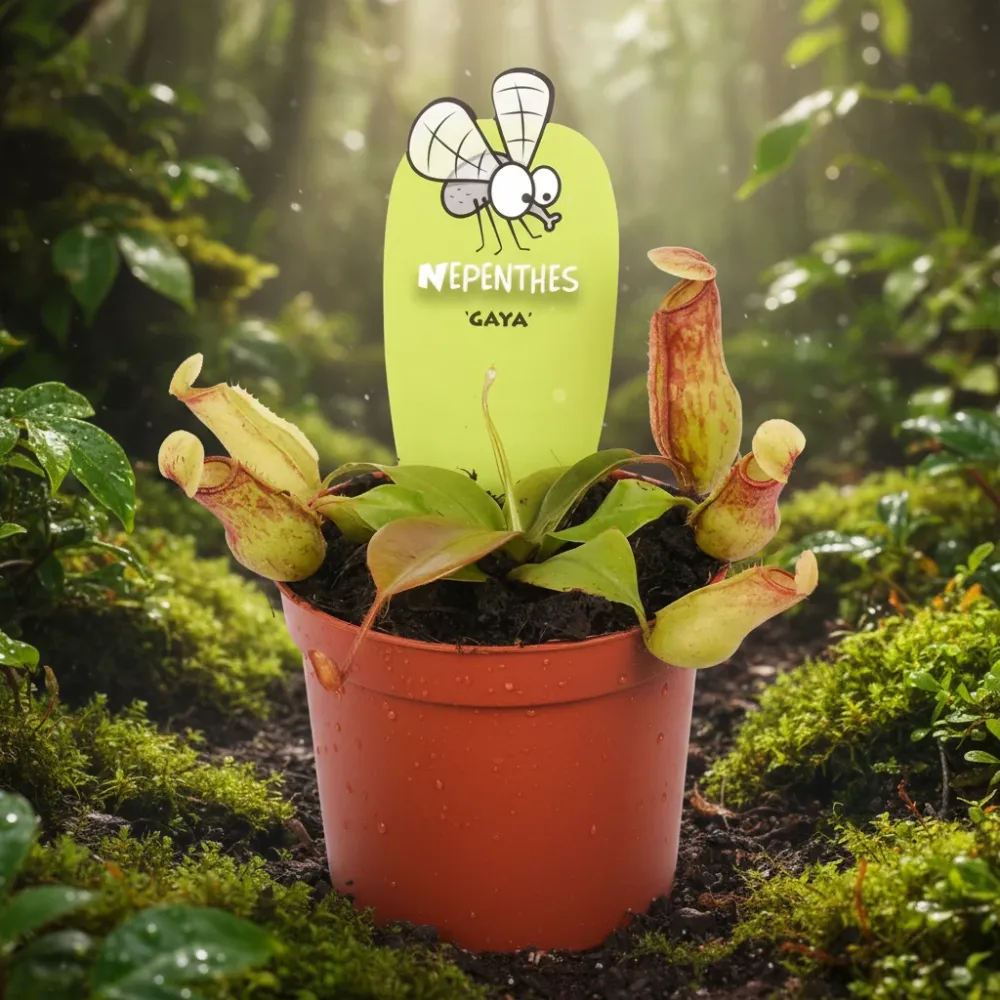 Nepenthes 'Gaya' - O planta carnivora spectaculoasa!