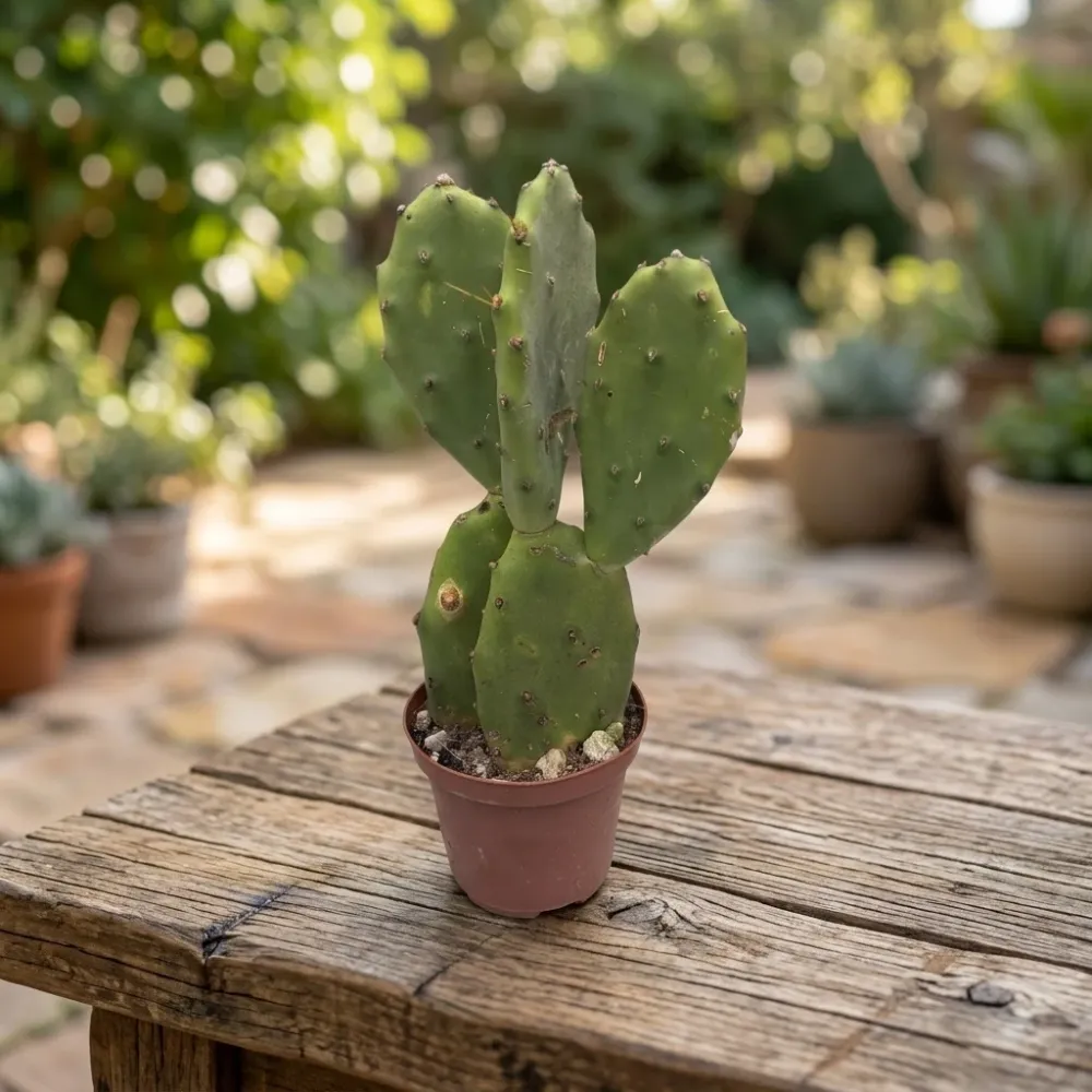 Cactus de gradina cu fructe si frunze comestibile - Opuntia humifusa (Devil's Tongue)